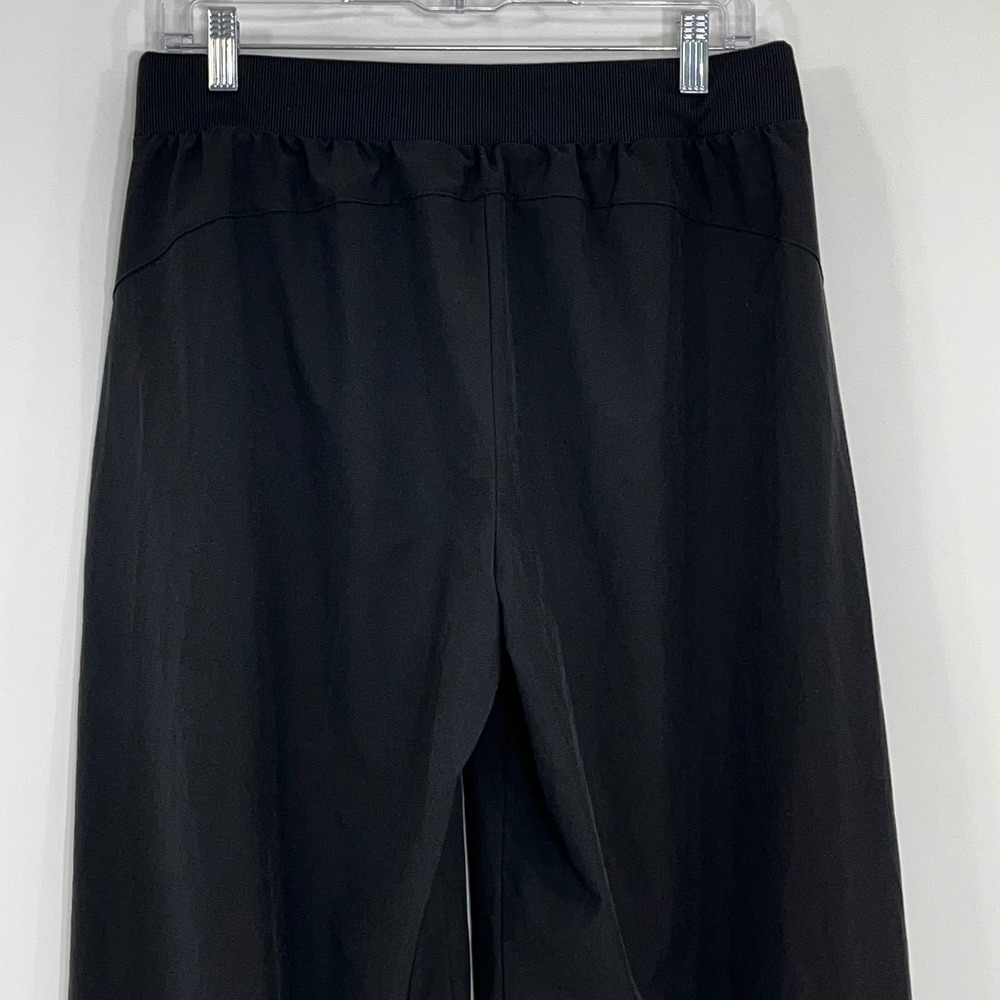 Rae Mode Womens XL Black Wide Leg Athletic Pants High Rise Zipper Pockets P6255 - Picture 5 of 9